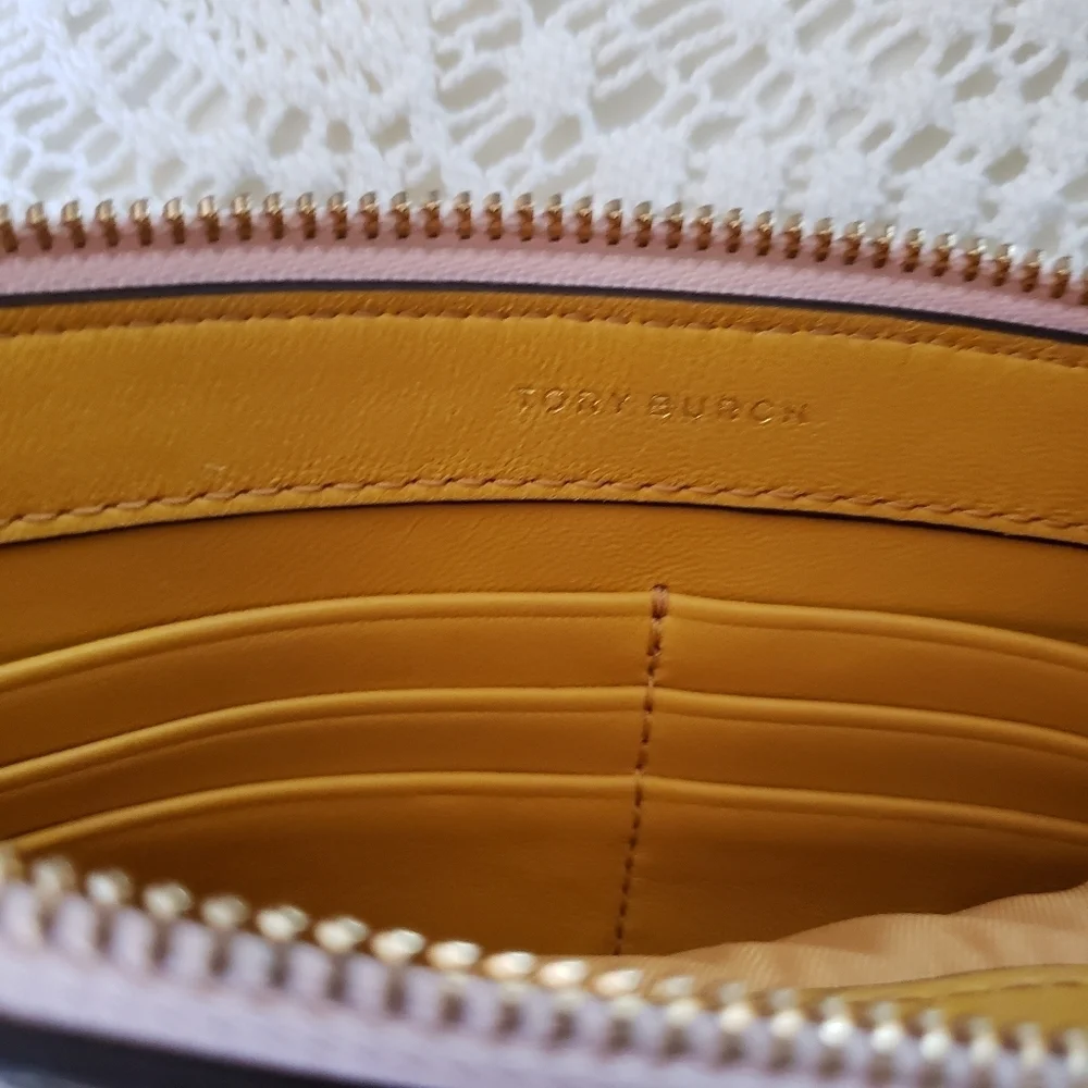 Tory Burch colorblock Paisley leather crossbody